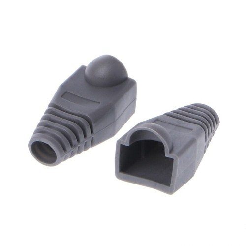 100 Pcs CAT5E CAT6 RJ45 Cap Ethernet Cable Strain Relief Boots Connector - Afbeelding 7 van 10
