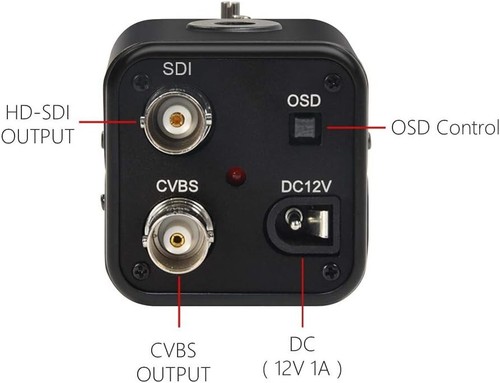 Mini SDI Camera HD-SDI 2 MP 1080P HD Digital CCTV Security Camera 1/2.8 High - Picture 4 of 6