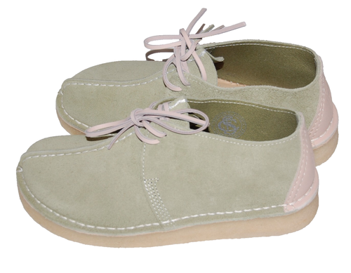 CLARKS ORIGINALS MEN'S DESERT TREK PALE GREEN SHOES SIZE US 7 - Picture 3 of 23