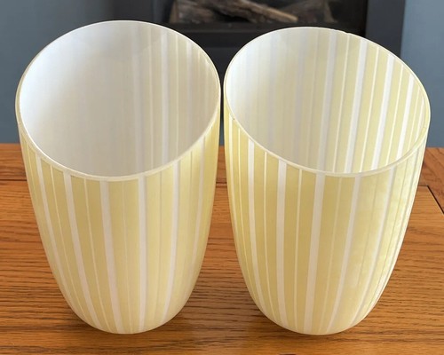 ANGLED ATOMIC LIGHTSHADES x2 1950’s - Picture 6 of 9