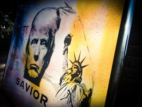 SAVIOR / TRUMP #3 Siebdruck - screenprint - original - framed - Qualitätsrahmen - Bild 2 von 8