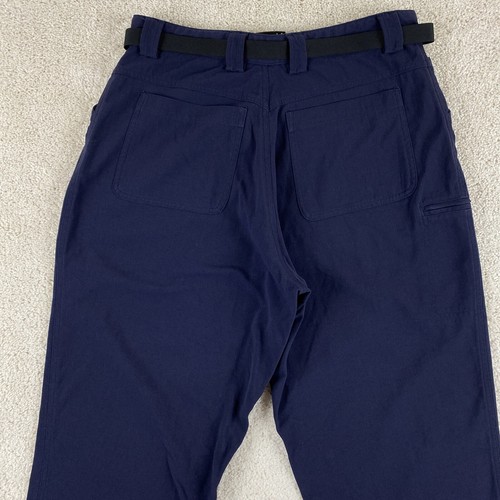 The North Face Pants Size 34 Mens 32x29 Blue 100% Nylon Belted Hiking Outdoor - Picture 11 of 11