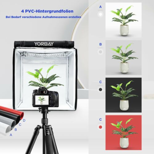 Fotobox Fotostudio Set 30W Led Lichtbox für Fotografie 40x40x40cm - Bild 5 von 7