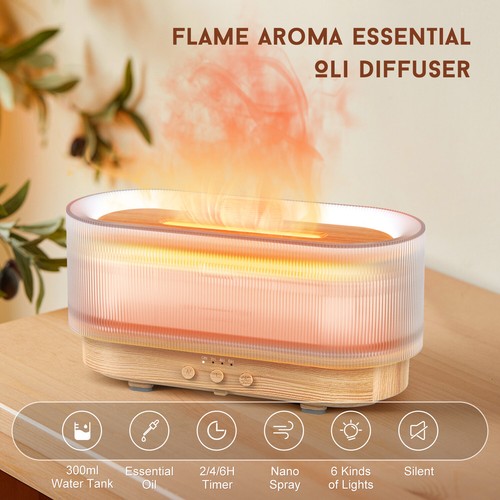 Essential Oil Aroma Diffuse Aromatherapy LED Ultrasonic Humidifier Air Purifier - Picture 12 of 13