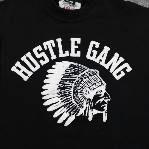 Hustle Gang Sweatshirt S schwarz Rundhals Kopfschmuck Indianer Falle TI 12454 - Bild 2 von 7