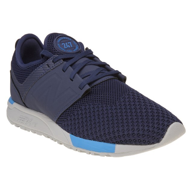 Neu HERREN NEW BALANCE BLAU 247 NYLON SNEAKER RETRO Neu HERREN NEW BALANCE BLAU 247 NYLON SNEAKER RETRO