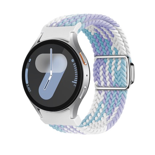 Magnetic Woven Nylon Strap Elastic Band For Samsung Galaxy Watch 4 5 6 7 40/44mm - Picture 73 of 99