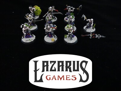 Warhammer FB Elves AoS Order Idoneth Deep Kin: Well Painted Namarti Thralls 