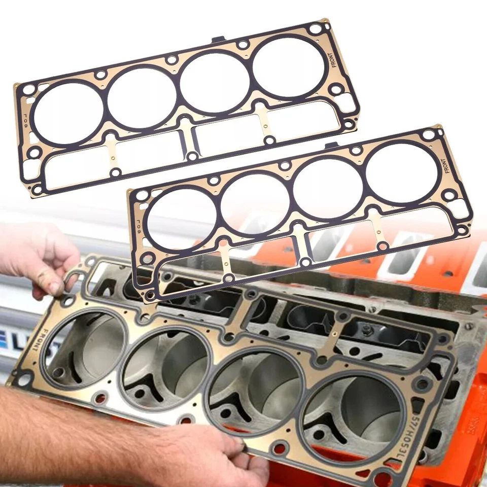 Juego de juntas de culata para Chevy Pontiac GMC Envoy XUV Saab LS1/LS6 MLS para 02-15 Foto 2 de 4