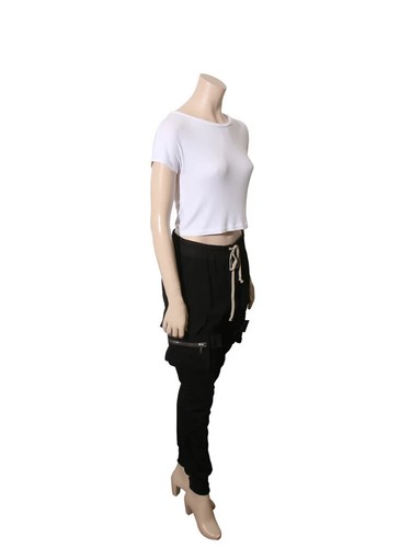 Pantalones cargo RICK OWENS (TALLA 6) de algodón con cordón - Imagen 2 de 3