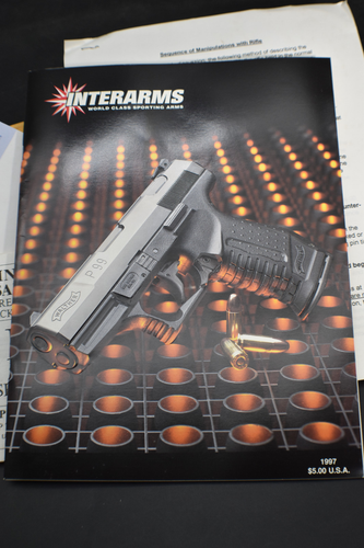 1997 Interarms Catalog *Walther*Rossi*Howa*Star*& HOWA Sporting Instruction - Bild 2 von 17