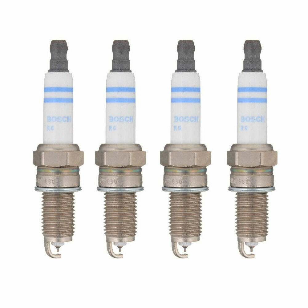 BOSCH Double Iridium Spark Plug 4PCS For 2013-2017 Chevy Spark Fiat 500 96314