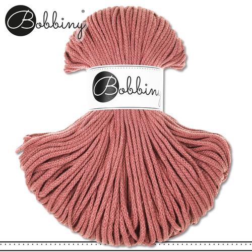 Bobbiny 100 m cordón trenzado Junior Ø 3 mm hilo textil ganchillo macramé 39 colores - Imagen 16 de 40