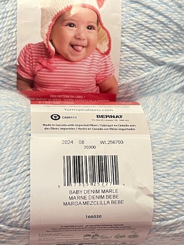 Lot of 4- Bernat Softee Baby- Baby Denim Marble - ALL NEW - Picture 4 of 4
