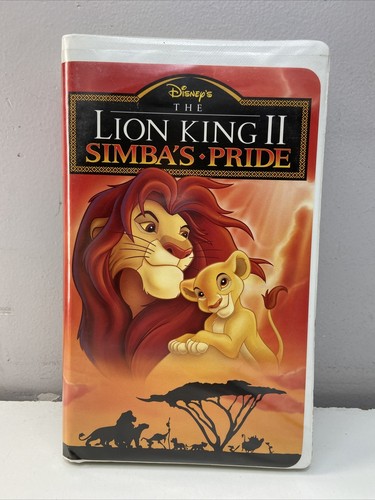 Disney The Lion King II Simba’s Pride VHS Video Tape 2 VTG Sequel Clamshell Case