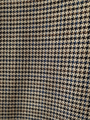 Pendelton Silk Wool Blend Beige Plaid Mini Check Blazer Jacket Sz 42L MINT! - Picture 6 of 15