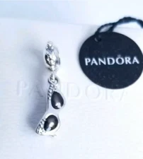 Pandora Sunglasses Diva Silver Charm #791148CZ  + Gift Box #41