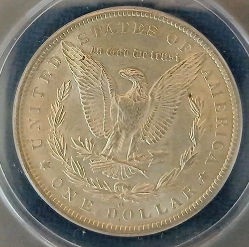 1883-O Morgan Silver Dollar ANACS MS 60 ~ Free Shipping! - 第 4/4 張圖片