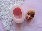 Barbie Doll face silicone mold mould fondant cake decorating  toppers FDA