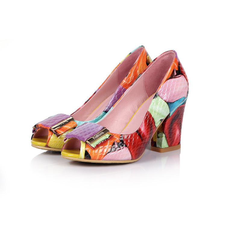 Moda Donna Colorati Peep Toe Slip On Blocco Blocco On Tacchi a Spillo Pompe Da Ballo Ragazze 53d2ec Moda Donna Colorati Peep Toe Slip On Blocco Blocco On Tacchi a Spillo Pompe Da Ballo Ragazze 53d2ec