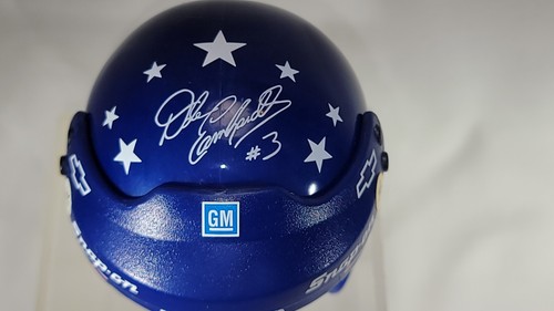 Dale Earnhardt 1/4 Scale Olympic Goodwrench Racing Mini Helmet by Simpson - Picture 4 of 14
