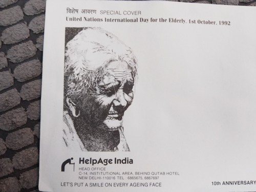 INDIA FIRST DAY COVERS 1992 HELP AGE INDIA - Picture 3 of 3