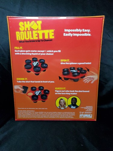 Shot Roulette™ Game By Buzzed New, Free Shipping - Picture 2 of 5