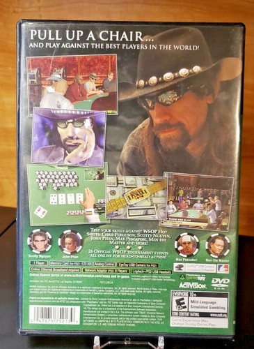 Playstation 2 PS2 WORLD SERIES OF POKER OFFICIAL GAME COMPLETE & TESTED w/MANUAL - Bild 2 von 3
