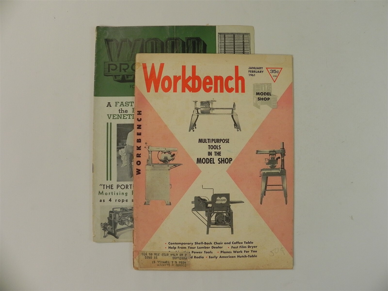 Work Bench /Wood Products Magazines | Lot Of 2 *Both In Good Condition*