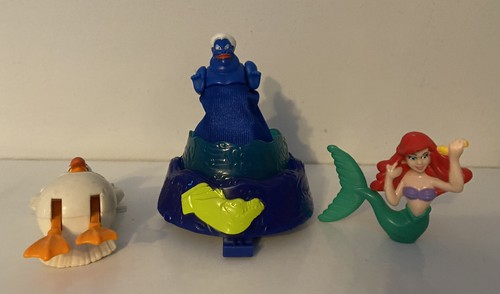 Mc Donald’s Little Mermaid Figures Ursula Ariel Scuttle Disney Vintage 90s - 第 2/6 張圖片