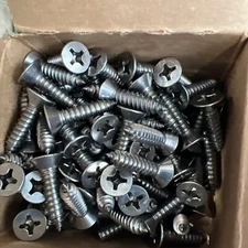 The Hillman Group 823538 Stainless Steel Flat Head Phillips Sheet Metal Screw,