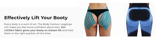 FANKA Body Contour Leggings - MIDNIGHT - Medium - Picture 5 of 7