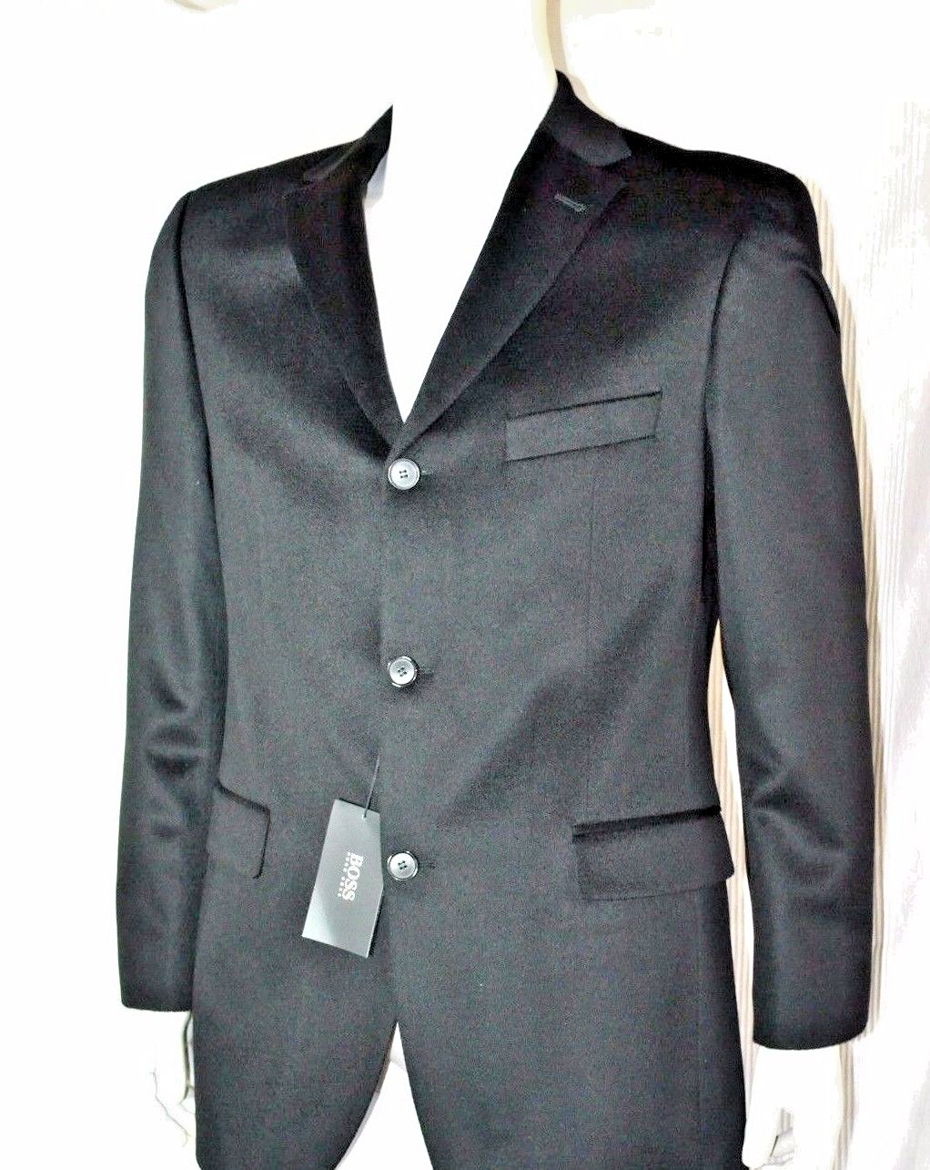 HUGO BOSS 100% KAMELHAAR Jacke Blazer chaqueta CAMEL HAIR NEU M schwarz HUGO BOSS 100% KAMELHAAR Jacke Blazer chaqueta CAMEL HAIR NEU M schwarz