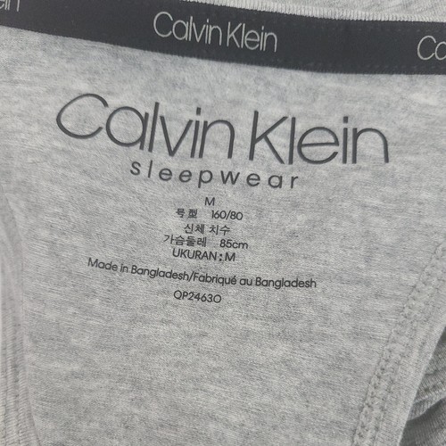 NWT - Calvin Klein Women's Grey Razorback Pajama Tank, Size Medium - Picture 3 of 5