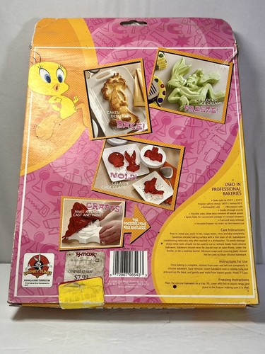 Tweety Silikon Backformen Kuchen Eis Handwerk Antihaftbeschichtet Einfache Reinigung Nie Benutzt - Bild 2 von 10