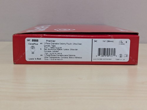 Hollister Premier Stomabeutel entleerbar bis 1,5" Stoma 1 Stück System 8988 5 Ct