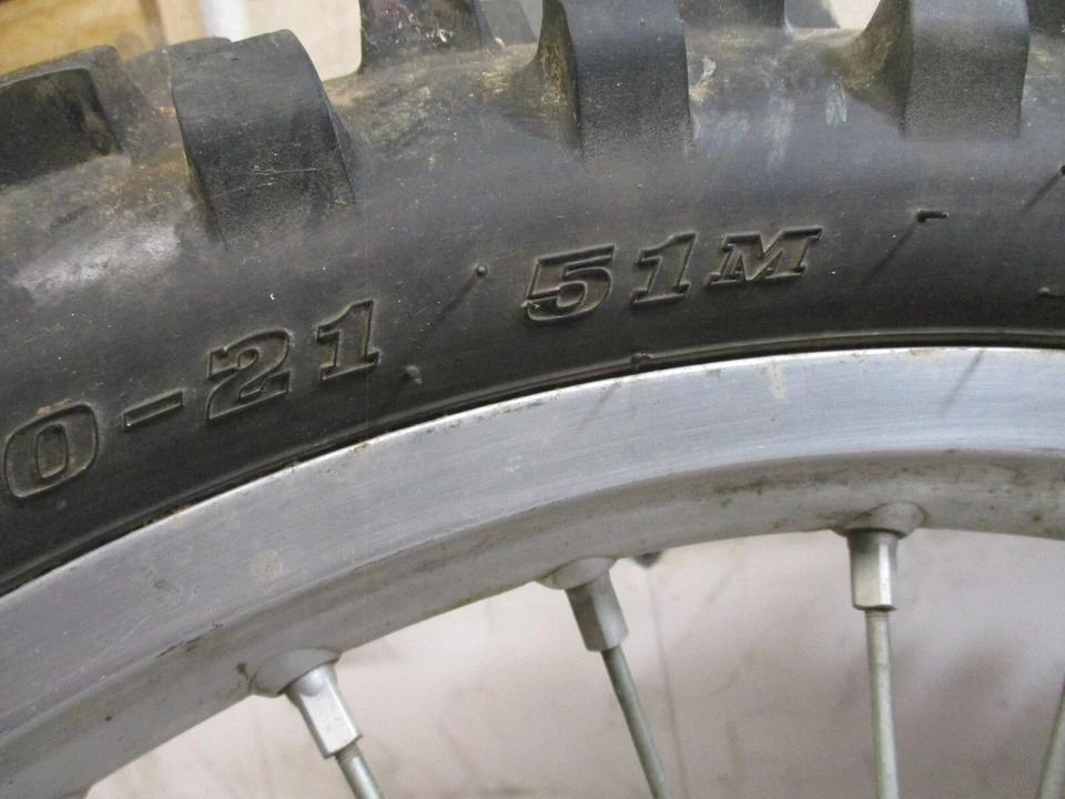 Llanta delantera Kawasaki kx250 kx 250 kdx250 1989 89 80/100-21 Foto 4 de 4