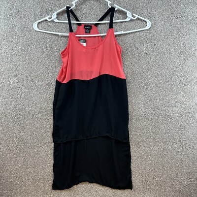 NWT Rue 21 Women's Dress Size Extra Small Red Black Tank Pullover
