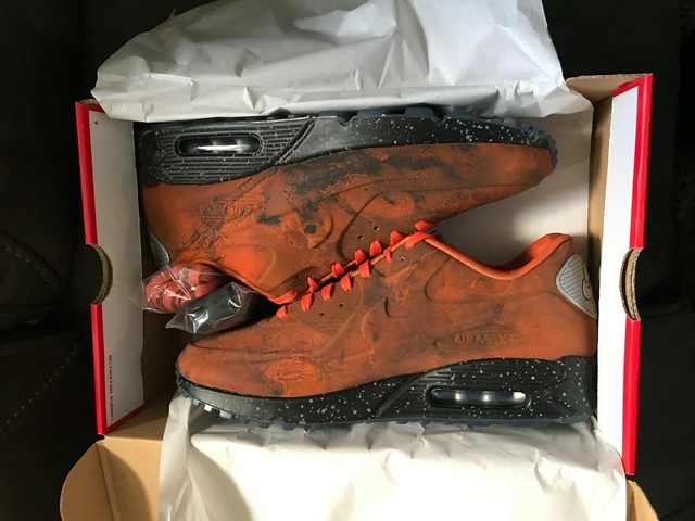 mars landing air max 90 reflective