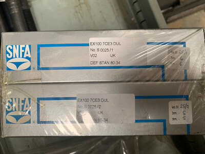 Matched Set Of 2 SNFA EX100 7CE3 DUL Super Precision Angular Contact Bearing