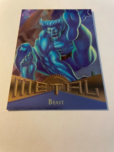 1995 Marvel Metal #85 Beast Holofoil RARE !!!!! - Bild 1 von 2