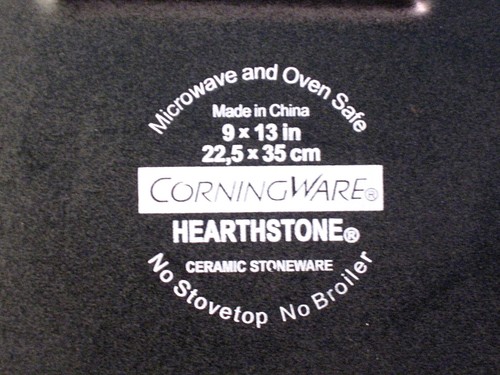 Corelle/CorningWare Hearthstone Chili rot rechteckige Backform - Bild 12 von 12