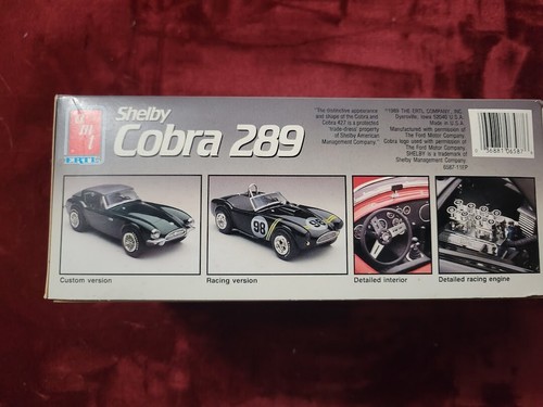 AMT ERTL Shelby Cobra 289 #6587 1/25 Scale Plastic Model Kit - Picture 3 of 4