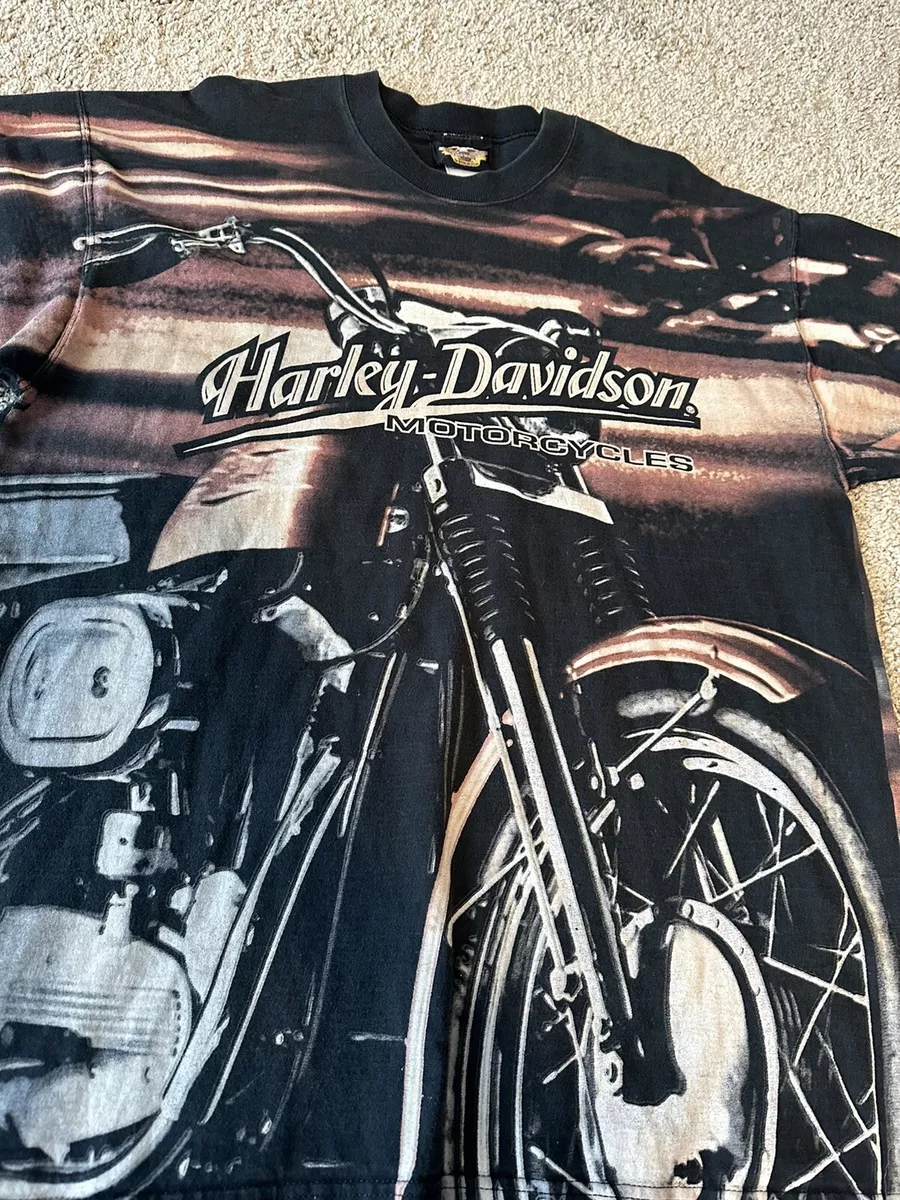 2023春夏新作 vintage Black Davidson Stitch harley Vegas davidson ...