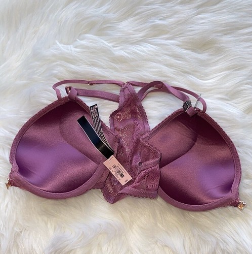 Victoria’s Secret Bombshells Racerback Front-Close Bra. Add 2 Cups Size 32C. NWT - Picture 9 of 13