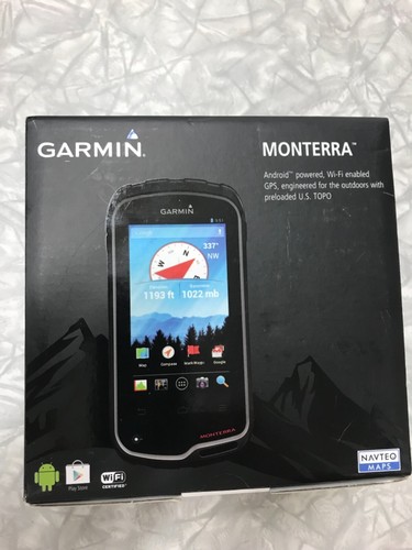 Garmin Monterra Handheld GPS Navigator, Garmin LakeVu HD Ultra Card, Mount - Picture 2 of 13