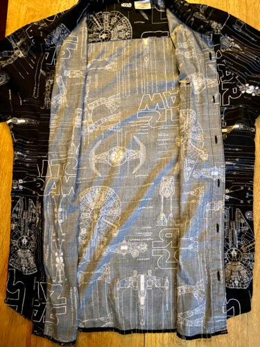 Star Wars "Blueprint" Langarmhemd mit Knopfleiste *Super Selten* - Bild 8 von 9