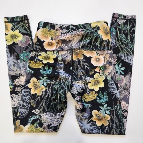 Playground Margaux Floral Dragonfly Leggings XS High Rise Full Length Activewear - Bild 6 von 6