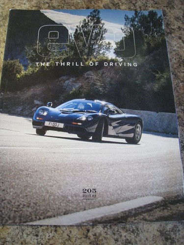 EVO MAGAZINE 205 FEB 2015 MCLAREN F1 CHEVROLET CAMARO ABARTH AUDI TTS RS GUIDE