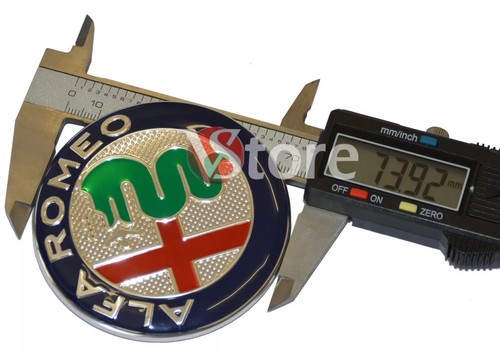 Friese Emblem Alfa Romeo Logo 74mm Motorhaube Vorne Hinten Emblem - Imagen 8 de 24